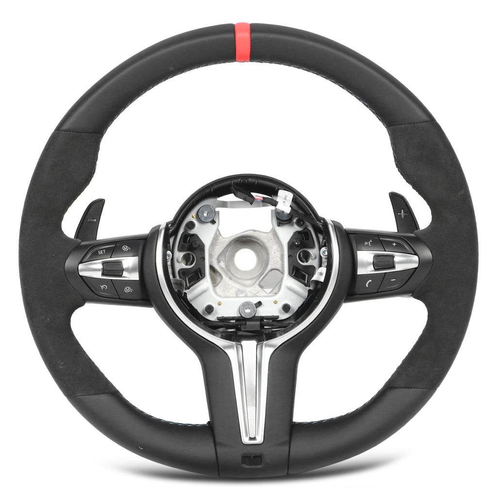 MP V2 Nappa Leather Suede Steering Wheel Wiith Finger Ridges for M5 M6 F10 F12 F13 F06 M Sport