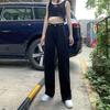 Women's High-Waist Wide-Leg Jeans: New Style, Adjustable, Versatile, Loose, Straight, Floor-Length