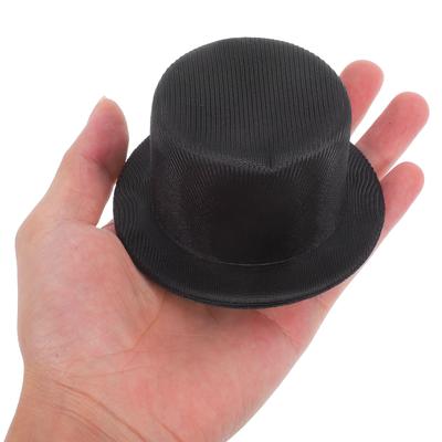 Mini Hats for Crafts DIY Snowman Hat Tiny Party Hats Sturdy Cloth Material Mini Top Hat Diy Craft Material Party Supply