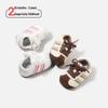 2026 Spring & Autumn Baby Walker Shoes: Boys' Color Block, Non-Slip Sports, Girls' Soft Sole Casual Footwear