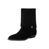 Women's long boots autumn and winter new pointed thick heels two wear one-pedal women's boots