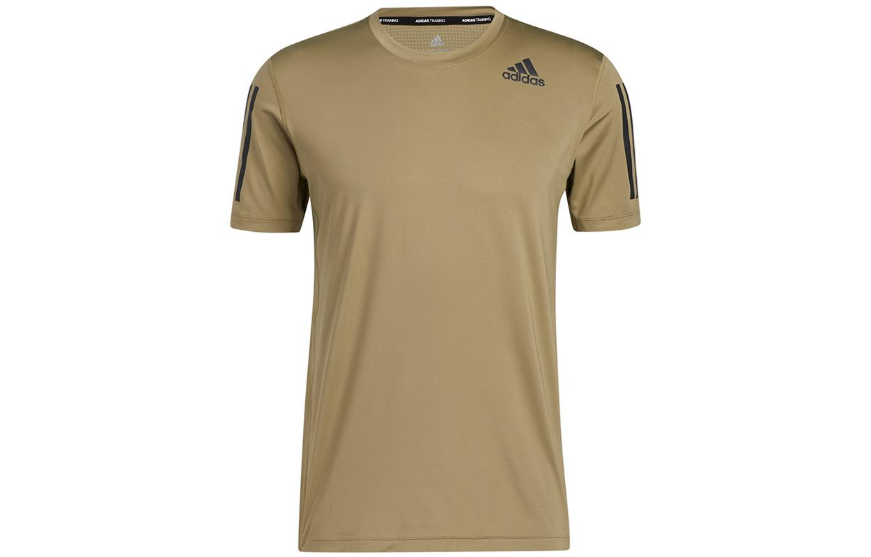 Adidas Set in Sleeve T Shirt Men s Army Green H08800 XS