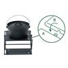 LOGOS Iron Custom Rack Table (73591005) for Dutch Ovens, Can be Placed Upright, Includes Storage Bag