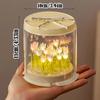 DIY Flower Sea Simulation Tulip LED Night Light  Table Lamps Bedroom Ornaments Craft Decoration Table Lamps Gift Ambient Light