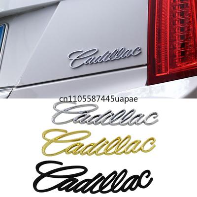 3D Metalinė raidė Automobilio galinės dalies lipdukas Sparno šoninė bagažinės emblema ATS BLS CTS EXT SLR SRX STS XT4 XTS XT6 Escalade Deville