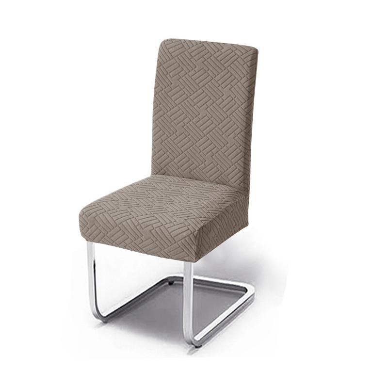

1PC Jacquard Dining Chair Covers Stretch Pet-friendly Chair Slipcovers All-inclusive Seat Protective Case for Wedding Kitchen 1pc