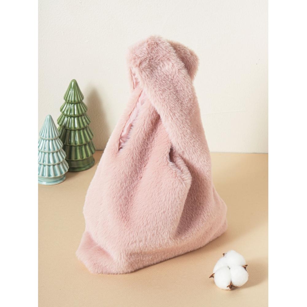 

Квадратна сумка Daiso Bodle Fur Indie Pink