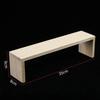 Rectangle Wood Jewelry Display Risers, Wood Shelf Showcase Fixtures Detachable Display Stand For Crafts