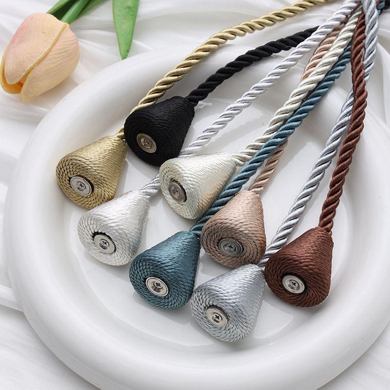 1/2PCS Modern Magnetic Curtain Laces Strong Magnetic Curtain Clip Hanging Ball Fashionable Home Curtain Decoration