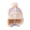 Ear Flap Ushanka Hat for Little Girl Boy Ear Protective Trapper Hat Windproof Winter Warm Hat for Kids Outdoor Activity
