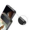 Deer Lichee Pattern Hard PC Phone Case For Samsung Galaxy Z Flip 7 6 5 4 Black Cover For Galaxy Z Flip 3 Foldable Shell Fundas