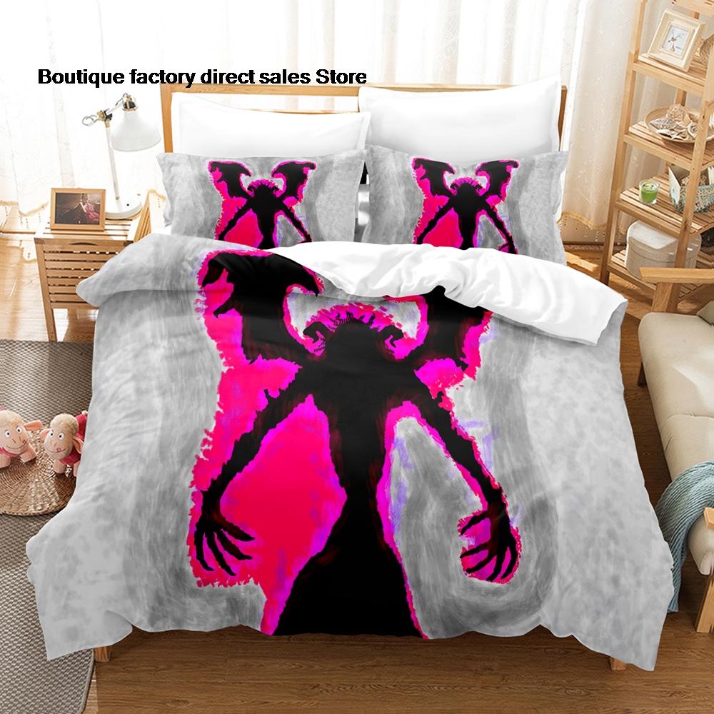 Anime Black Clover Asta Bedding Set 3D Printed Duvet Cover Pillowcase For Otaku Bedroom Home Textile Twin Full Queen King Size