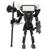 Flame Titan Audio Magnet Skibidi New Series Toilet Man Drill Male traffic Light Battle-Axe Revenge Titan Building Blocks Set