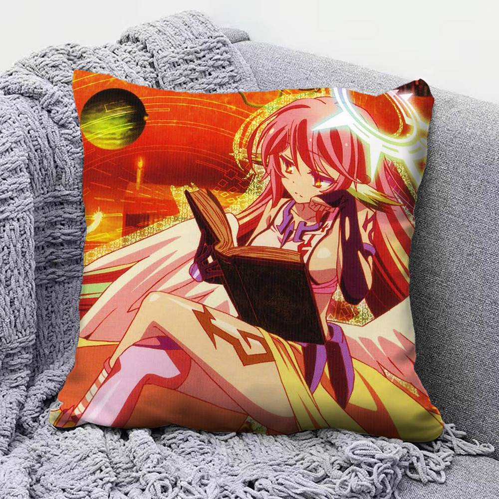 NGNL Jibril  No game no life  Pillow Covers Home Sofa Cushion Covers and Aecorative Custom