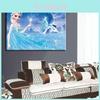 Frozen Oil Painting Diy Wall Decor For Living Room Or Bedroom