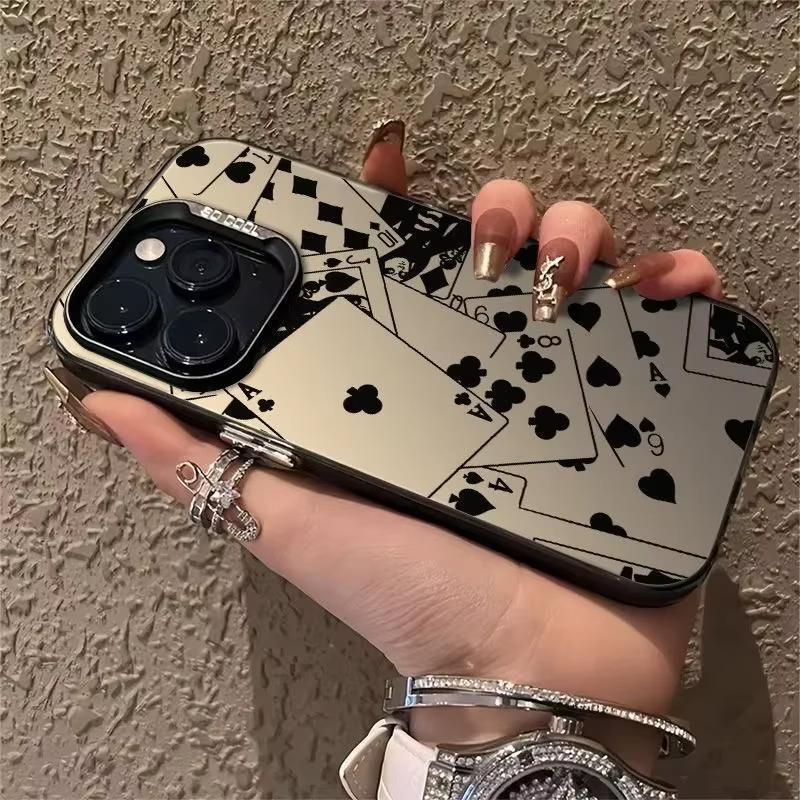 Poker Card Printing Phone Case for Samsung Galaxy S26 S25 S24 S23 S22 S21 S20 Note20 Ultra Edge Plus 4G 5G Anti Fall Matte Cover