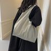 Lazy Wind Canvas Bag Female New Casual Letter Student Class Commuter Bag Large Capacity Tote Bag Female