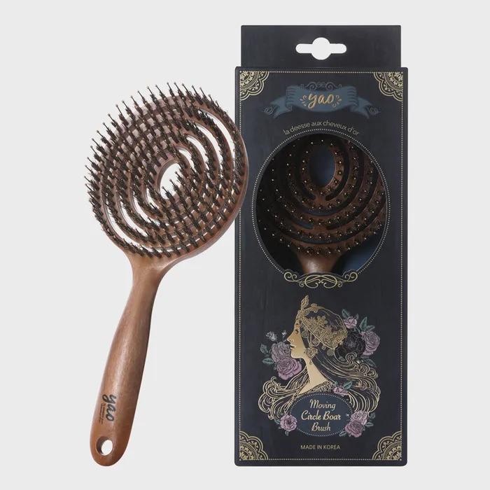 Hairbrush Wood Circle Boa