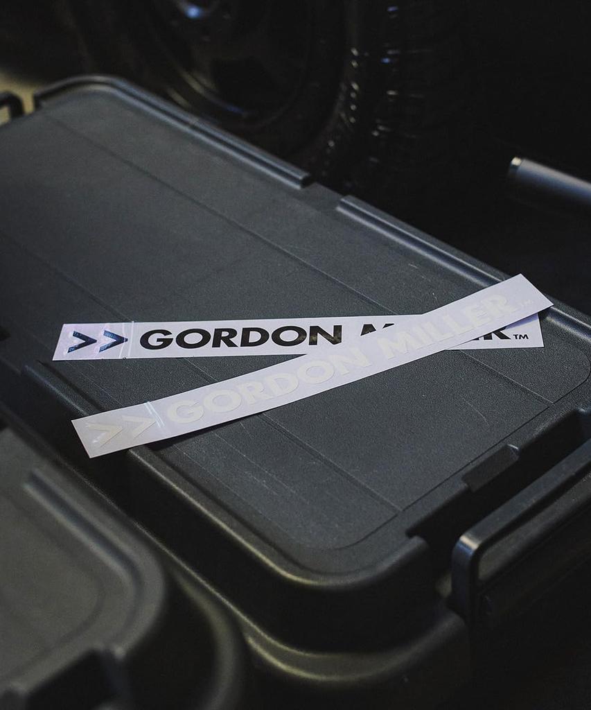 GORDON MILLER cut sticker black 1765491 340×28