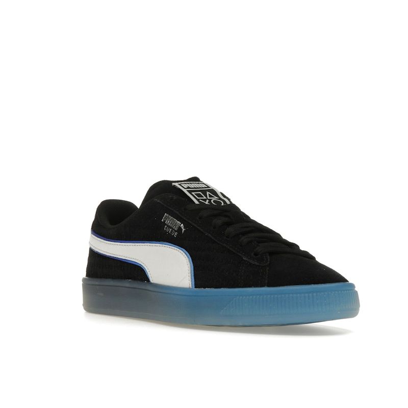 PlayStation X Puma Suede Black Glacial Grey Unisex Sneakers 396246-02