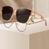 Unpolarisiert Brillenüberzug Fahrsonnenbrille Überbrille Wrap-Around-Sonnenbrille Quadratische Shades Schutzbrille für Herren Damen