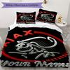 Biancheria da letto AJAX con nome personalizzato, set copripiumino federe, regalo di compleanno per la casa(1 * copripiumino + 2 * federa, senza nucleo)_xia