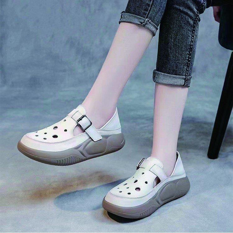 Summer Baotou Hollow Thick Bottom Sandals for Women
