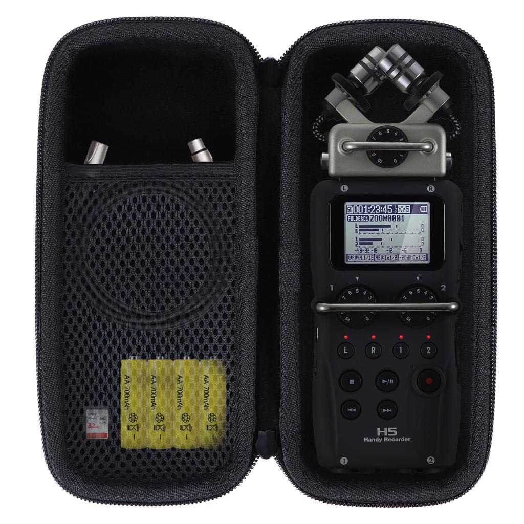 Lebakort Storage Case Compatible with Zoom H5 Handy Recorder