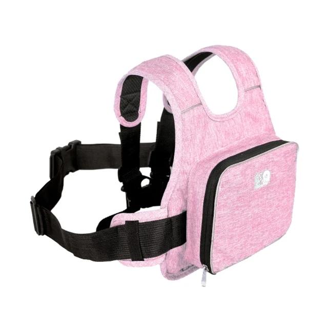 Universal Motorcycle Safety Belt for Kids with Storage Bag Rear Seat Grab Handle Strap Harness Adjustable Child Reflective Strip