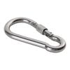 M4~M12 Camping Equipment 304 Stainless Steel Travel Kit Carabiner Safety Hook Lock Ring