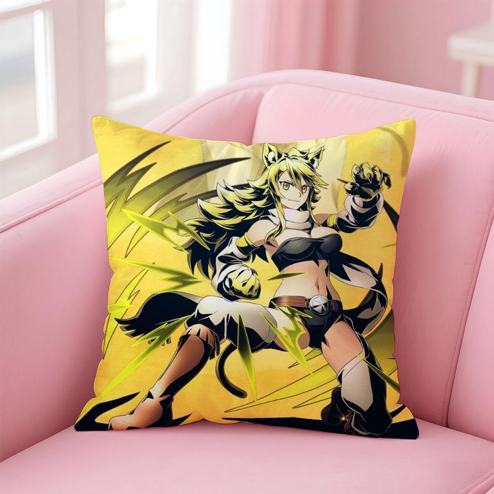 A-Akame Ga K-Kill Cushion Cover Comfortable Reversible Pillow Cover Ideal for Car Sofa Bedroom & Beyond