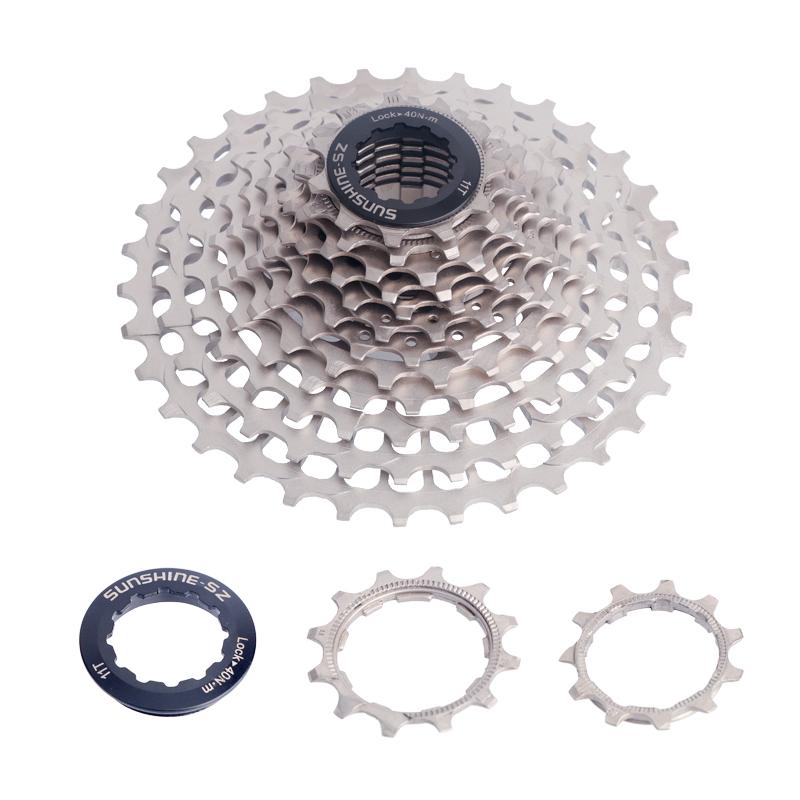 SUNSHINE 11v 12v Cassette 12 11 Speed Road Bike Sprocket Bicycle Ratchet Freewheel HG 11S Relationship Ultralight