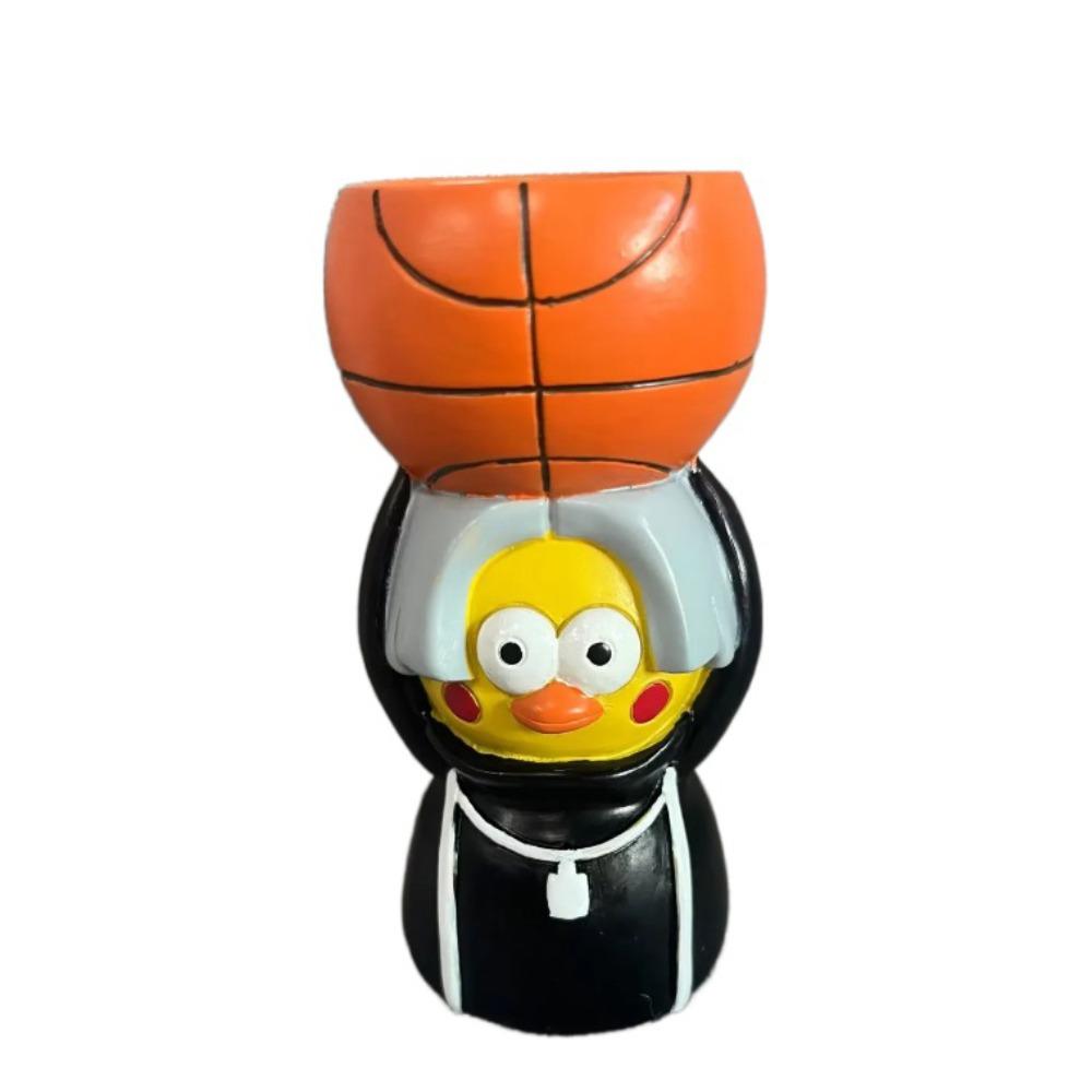 

Cartoon Pencil Storage Box Resin Craft Stationery Organizer Desk Pen Holder Ornaments Home Office pen holder