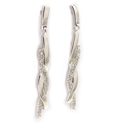 [K4667] - Silver 'Goddess' Earrings