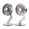 USB Desk Fan 4.6Inch Desktop Fan, Small Metal Cooling Fan 3Speed Adjustable Height  Rotatable