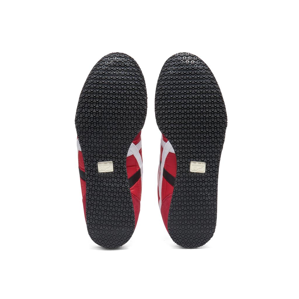 ONITSUKA TIGER Serrano Slip-On Stoff Japanischer Retro Sportstil Lifestyle Freizeitschuhe Unisex Sneaker Rot Weiß 1183C615-600