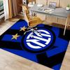 Inter Milan logo1 Printed Absorbent Washable Carpet, Non-Slip Bathroom Mats, Kitchen Rugs, Yoga Mat,Living Room Entrance, Camping Picnic Rugs
