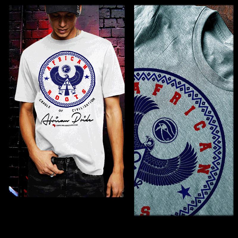 

Black History T-Shirt kemet Africa nubia Panafrican melanin Roots African Pride L