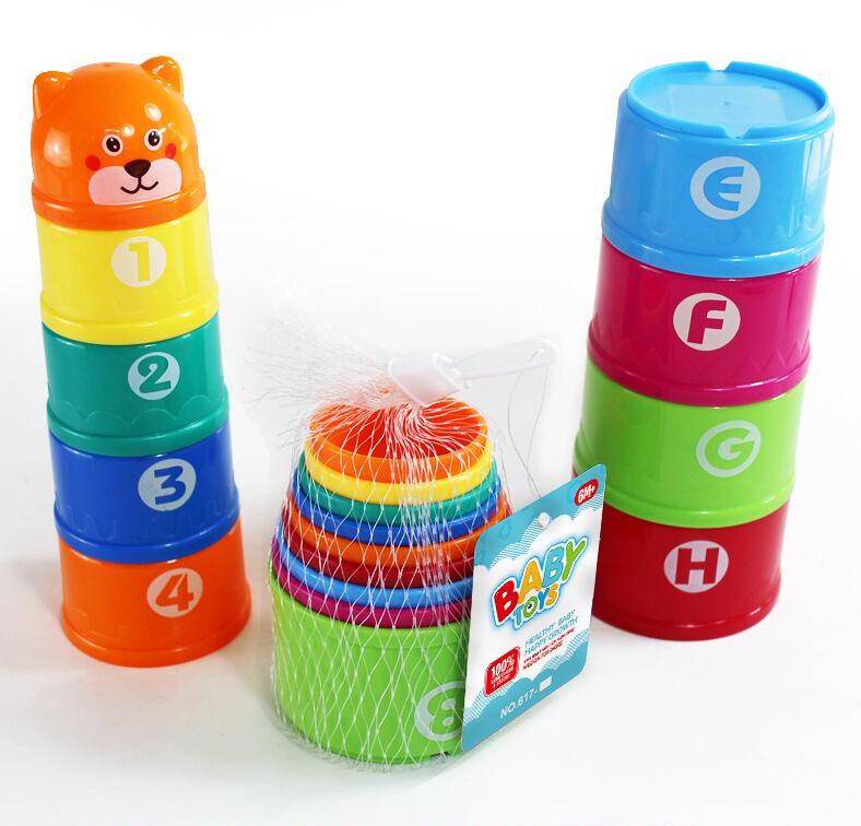 

Rainbow Fun Bear Stacking Cups for Infants and Toddlers - Early Education and Cognitive Development Toy