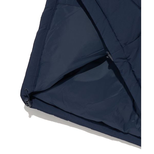 Reebok Color Block Stand Collar Zipper Long Sleeve Down Jacket Unisex Outerwear Navy-Blue REJU4FD54N3