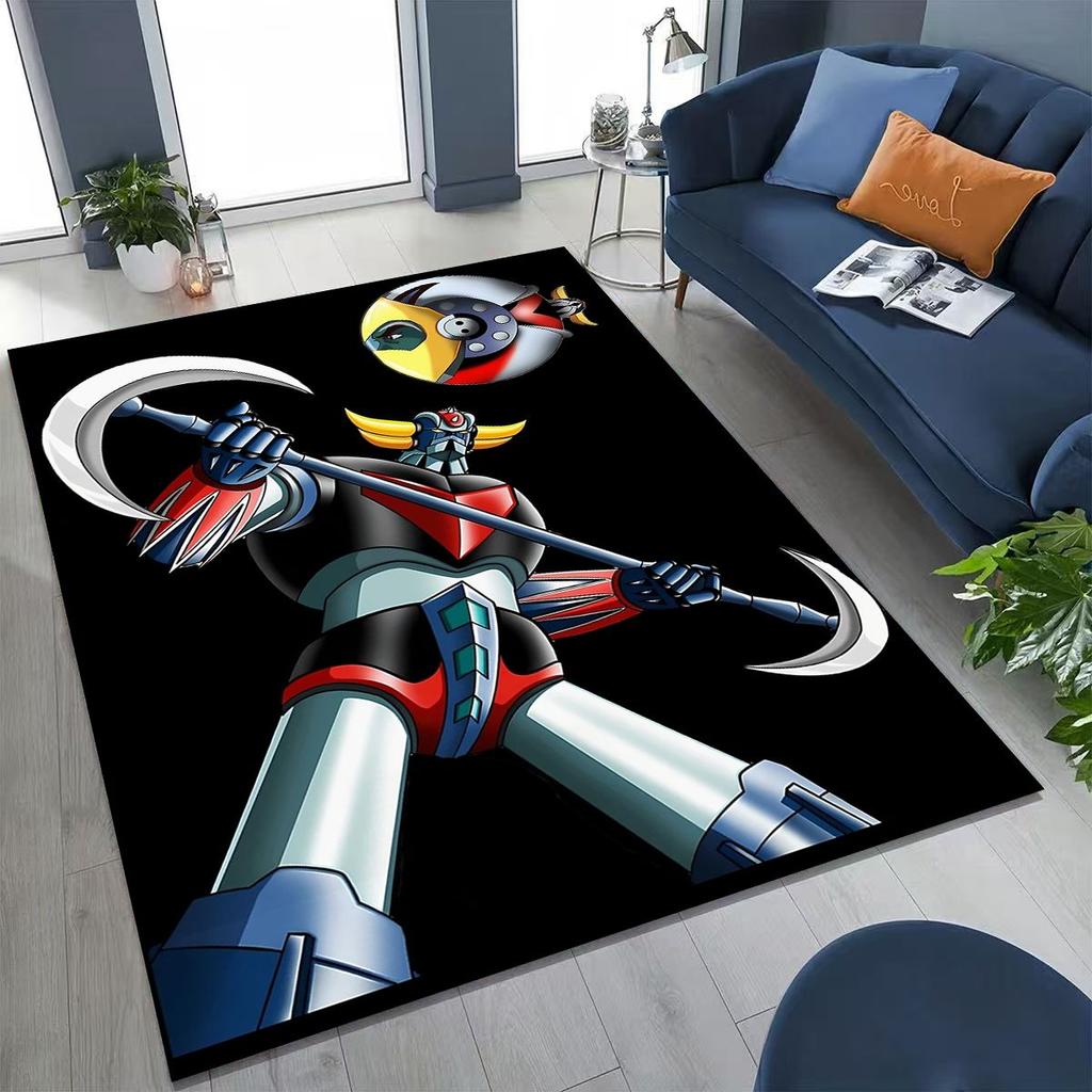 2026 New UFO Robot Grendizer U Cartoon Rug for Bedroom Living Room Sofa Home Doormat Decor,Large Kids Play Non-slip Floor Mat