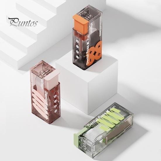 Floss Pick Storage Box Portable Keep Neat Sturdy Odor-free Organize Dental Floss Picks Case for Travel