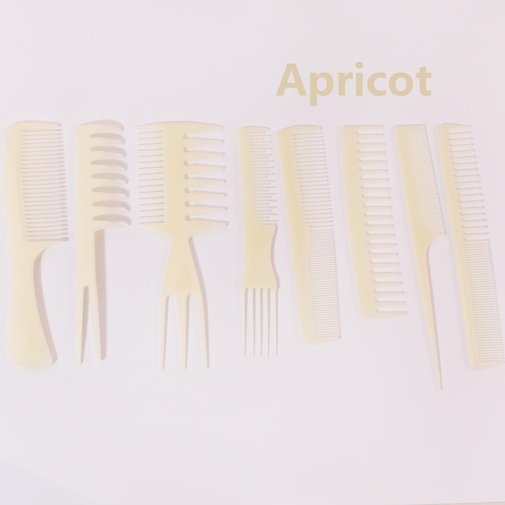 8 Piece Styling Hair Comb Anti Static Ponytail Comb Makeup Comb Hair Clipper Accessories Hair Comb Special for Real Hair Wigs