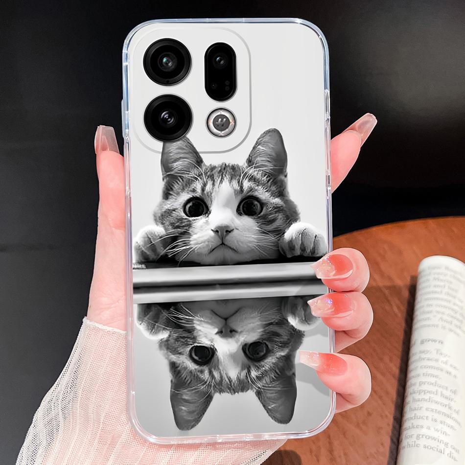 For Oppo Find X9 Pro Phone Case Unique Style Soft TPU Transparent Silicone Lightweight Cover For Oppo Find X 9 Protective Shell