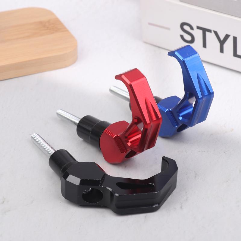 Motorcycle Bag Hanger CNC Aluminum Luggage Hook Helmet Holder AntiSlip Portable For Outdoor Adventure Touring