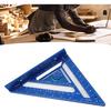 Innovative Rafter Tool Aluminum Alloy Triangular Ruler Protractor and Combination Tool Woodworking Ruler for Carpenters Architects