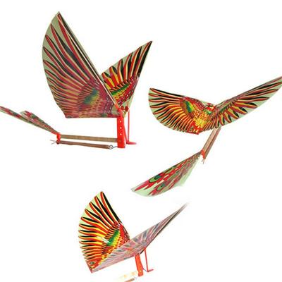 Modellbausätze Kinder Wissenschaftsspielzeug DIY Ornithopter Vogelspielzeug Handgemacht Gummiantrieb