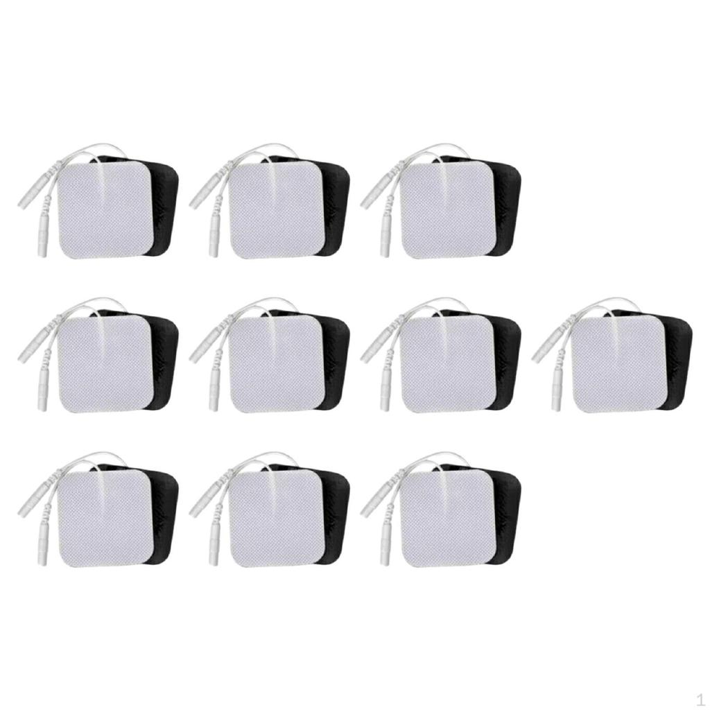 20 Pieces Electrode Patches Universal Non Woven Fabric for Electrotherapy