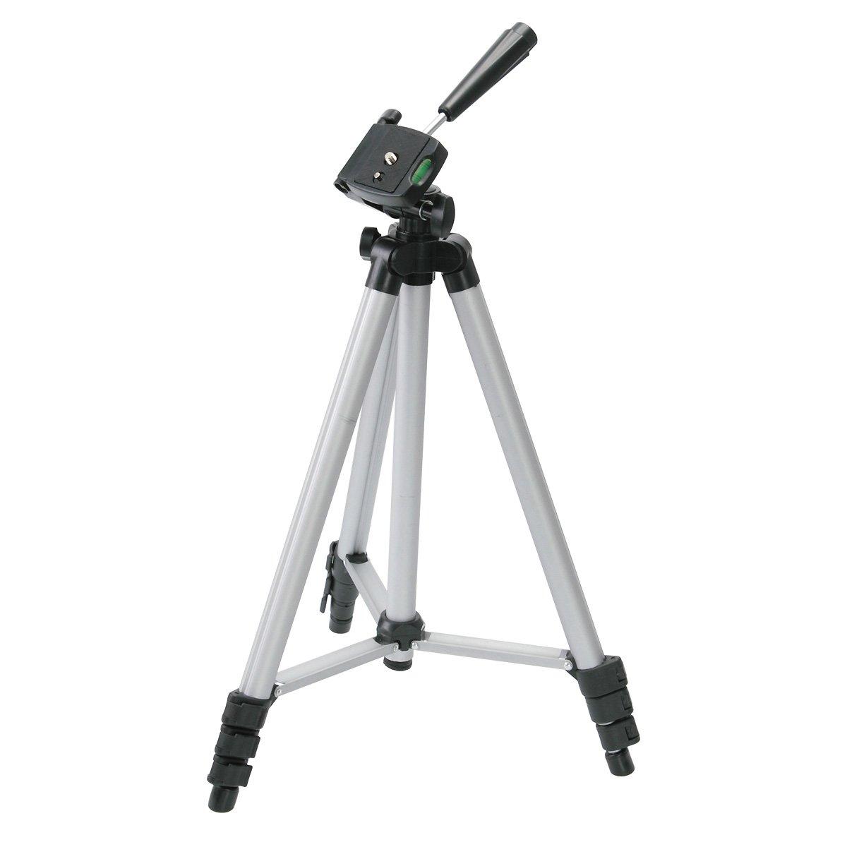 

Etsumi Tripod Compact Travel Aluminum Tripod Tripod Case Silver 4-Section [Lightweight 540g, Included] VE-2114