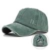 Color Washed Solid Retro Baseball Cap Cotton Sun Hat Vintage Duck Tongue Cap